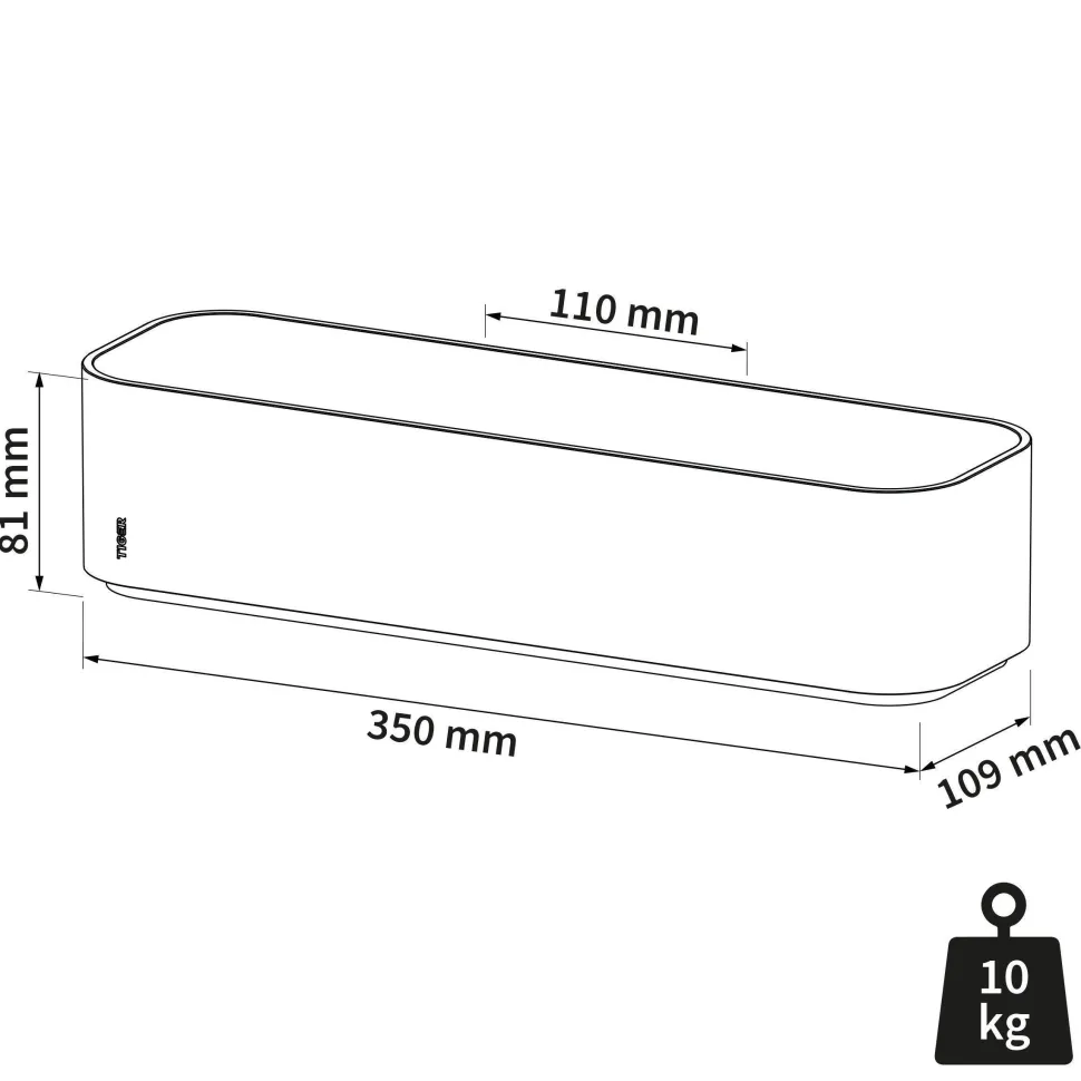Tiger Douchemand 2-Store (10,9X35X8,1 Cm)