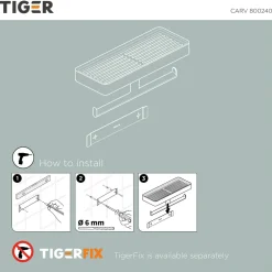 Tiger Toiletrolhouder Carv