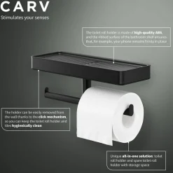 Tiger Toiletrolhouder Carv
