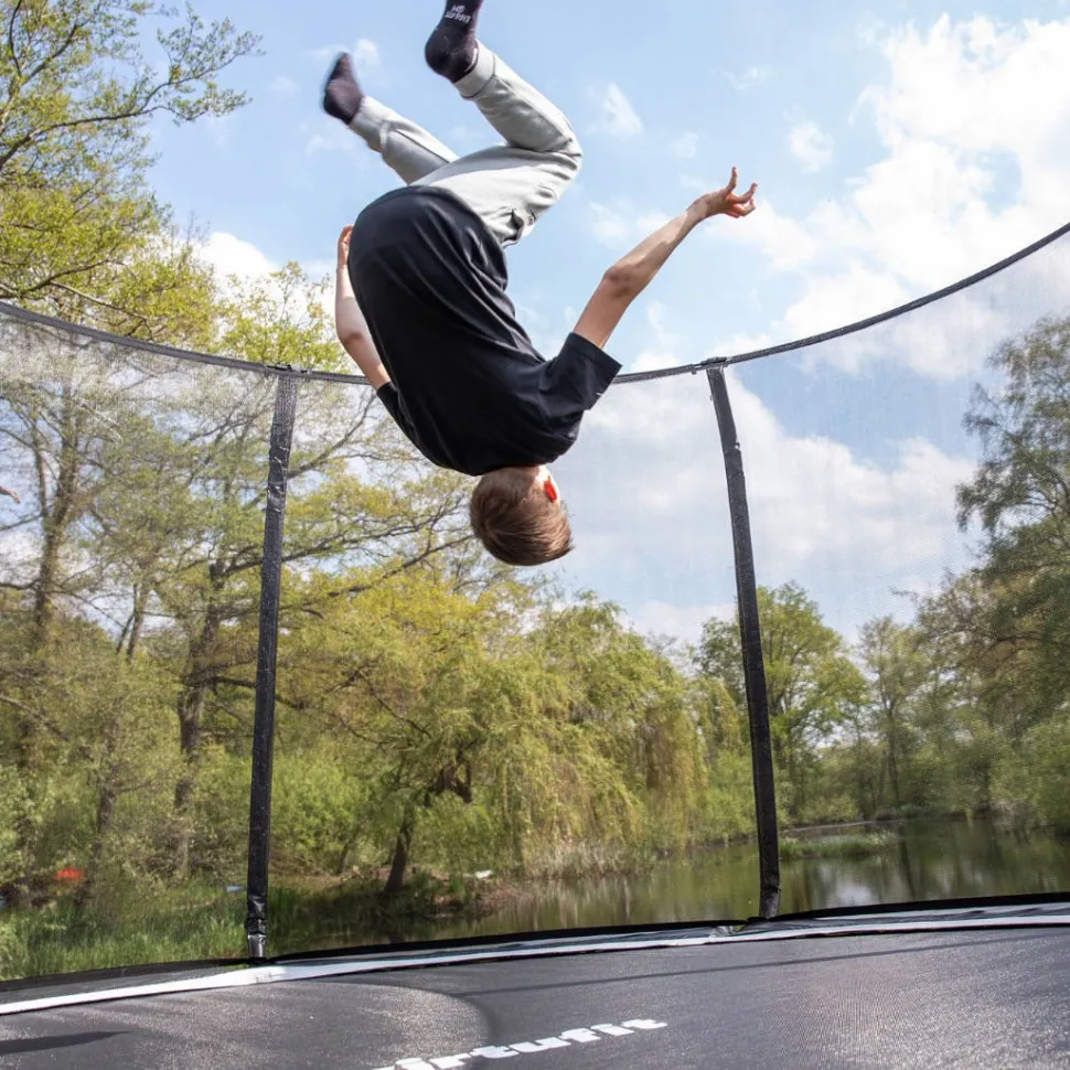 Virtufit Premium Trampoline Met Veiligheidsnet 366 X 366 X 85 Cm