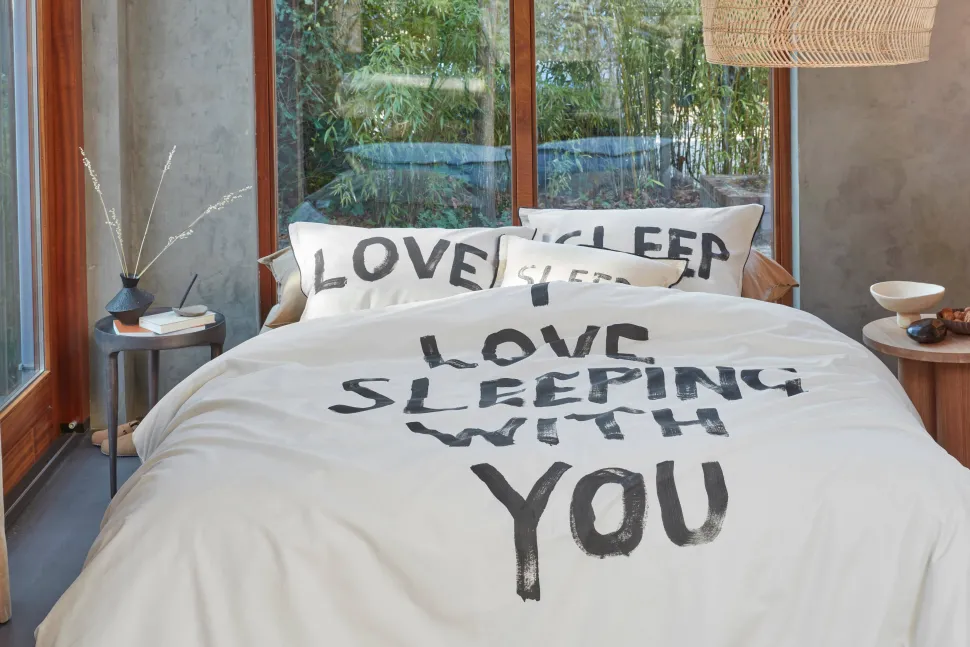 Vtwonen Katoenen Dekbedovertrek Lits-Jumeaux Love Sleep (240X220 Cm)