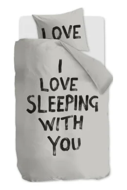 Vtwonen Katoenen Dekbedovertrek 1 Persoons Love Sleep (140X220 Cm)