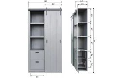 Vtwonen Wandkast Slide Barn