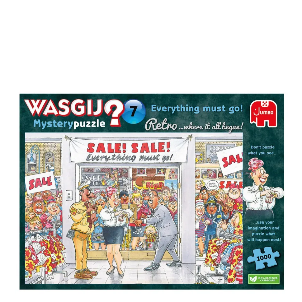 Wasgij Retro Mystery 7 - Uitverkoop! Legpuzzel 1000 Stukjes