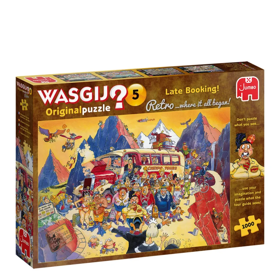 Wasgij Retro Original 5 Last-Minute Boeking! Legpuzzel 1000 Stukjes