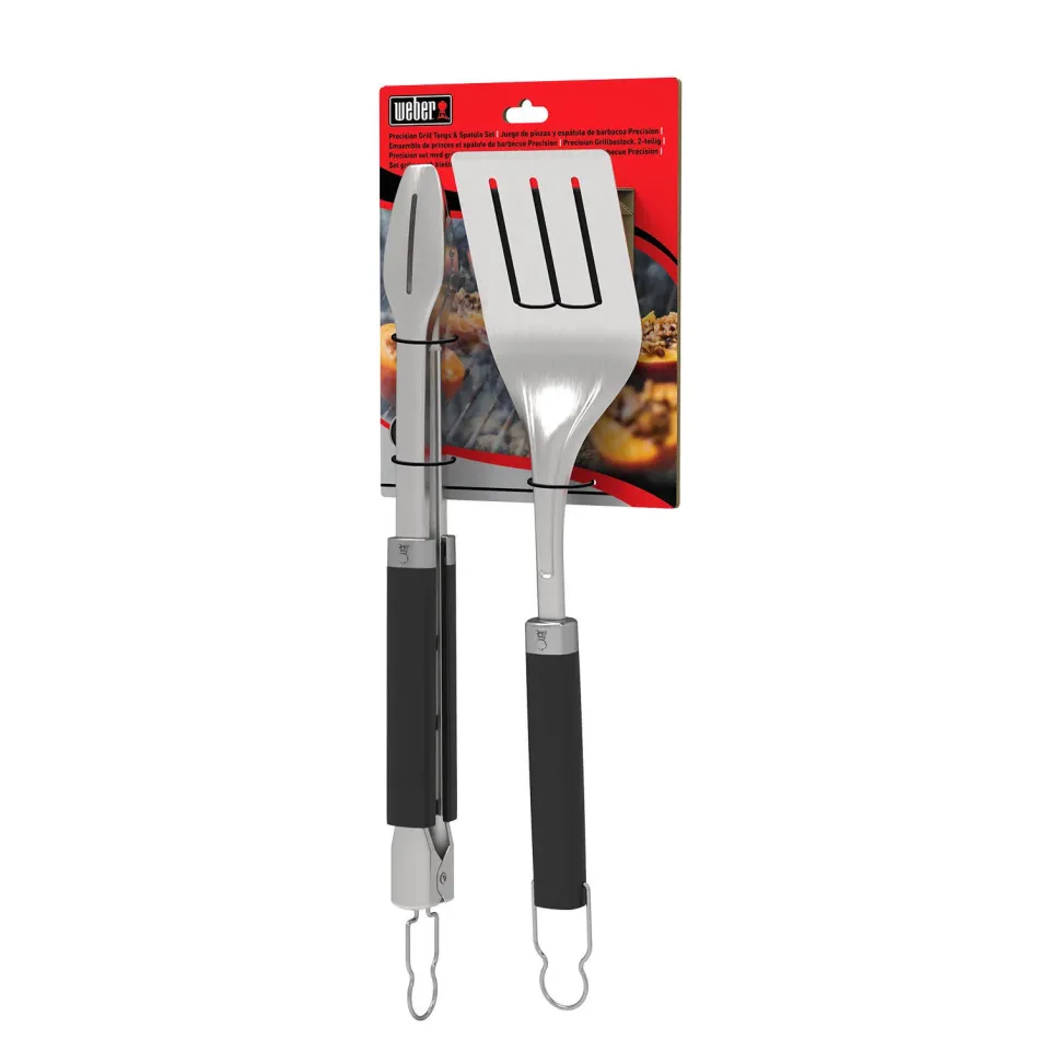 Weber Precision Barbecuetang- En Spatelset