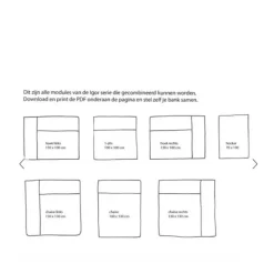 Wehkamp Home Igor Modulair Bankelement (Chaise Links)