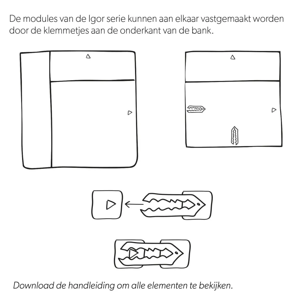Wehkamp Home Igor Modulair Bankelement (1-Zits)