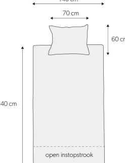 Wehkamp Home Katoenen Dekbedovertrek 1 Persoons (140X220 Cm)
