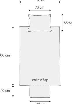 Wehkamp Home Katoenen Dekbedovertrek 1 Persoons Beasty (140X200 Cm)