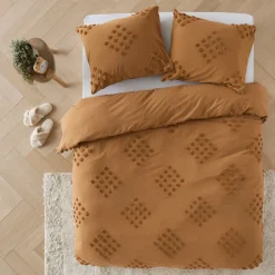 Wehkamp Home Katoenen Dekbedovertrek Met Tufted Patroon 1 Persoons (140X220 Cm)