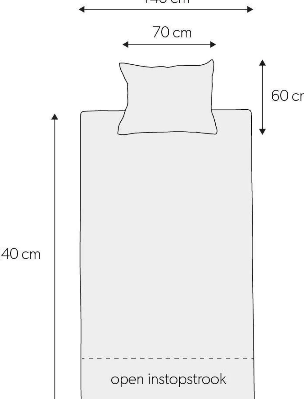 Wehkamp Home Katoenen Dekbedovertrek 1 Persoons (140X220 Cm)
