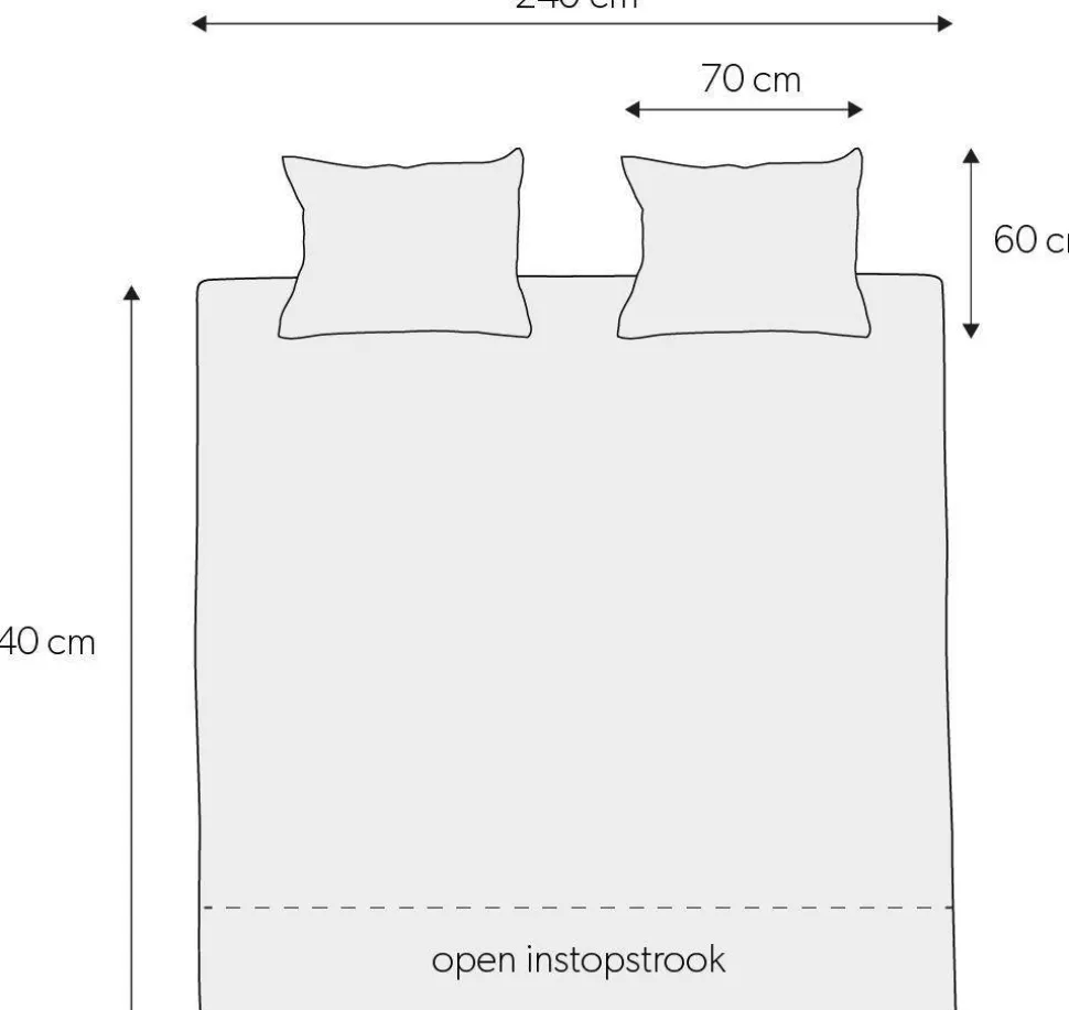 Wehkamp Home Katoenen Dekbedovertrek Lits-Jumeaux (240X220 Cm)