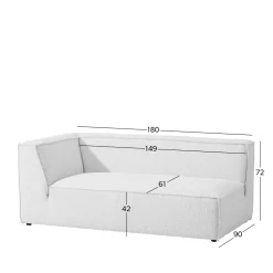 Wehkamp Home Newton Modulair Bankelement (2-Zits Arm Links)