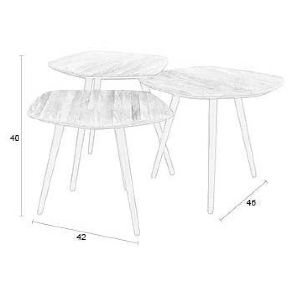 Wehkamp Home Salontafel (Set Van 3) Cuties
