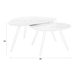 Wehkamp Home Salontafel (Set Van 2) Pion