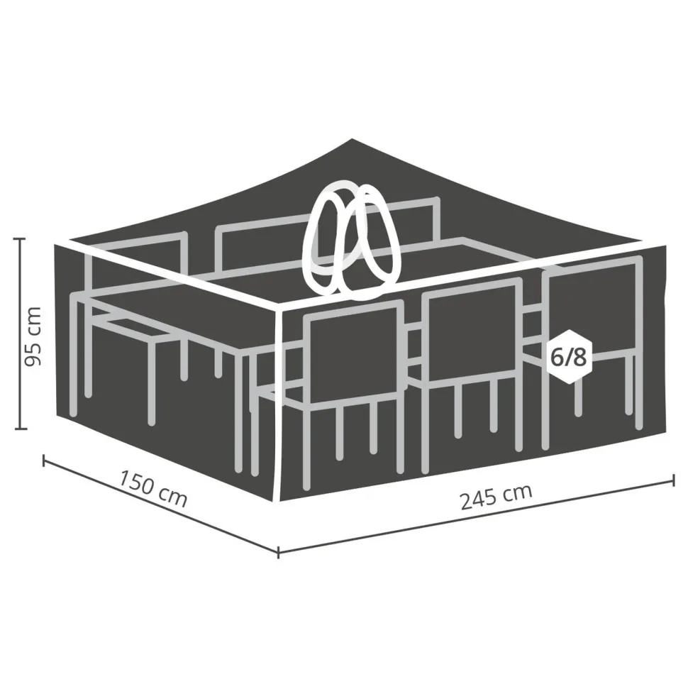 Winza Outdoor Covers Tuinmeubelhoes Tuinset L + Bobbin
