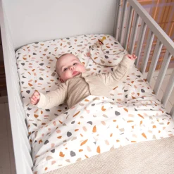 Witlof For Kids Tuck-Inn Baby Wieglaken Colour Your World 40X80 Cm Beige