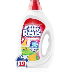 Witte Reus Color Reus Gel - Vloeibaar Wasmiddel - Gekleurde Was - Voordeelverpakking - 6 X 19 Wasbeurten - 114 Wasbeurten