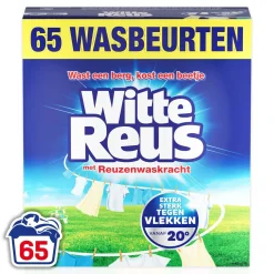 Witte Reus Poeder - Waspoeder - Witte Was - Grootverpakking - 65 Wasbeurten