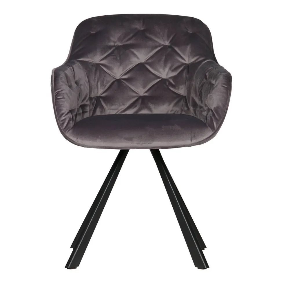 Woood Exclusive Eetkamerstoel Elaine Velours