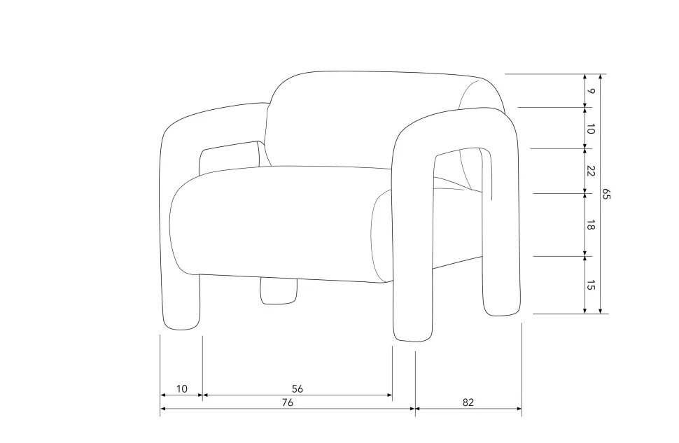 Woood Exclusive Fauteuil Lenny