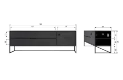 Woood Exclusive Tv-Meubel Silas