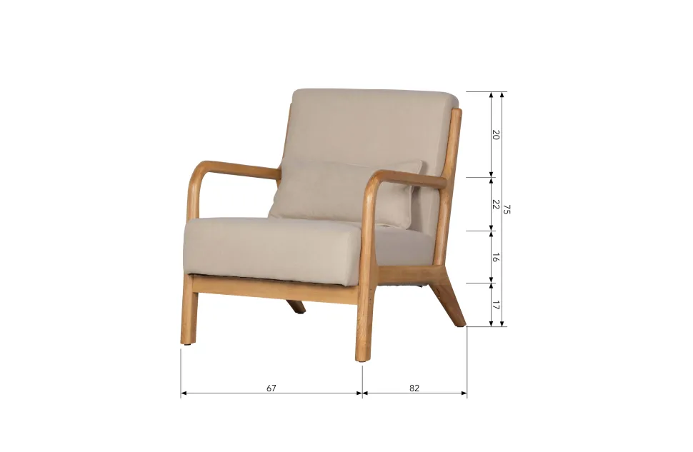 Woood Fauteuil Mark