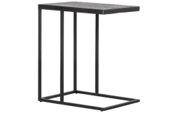 Woood Woood Febe Bijzettafel U Vorm - Metaal - Zwart - 55X45X35