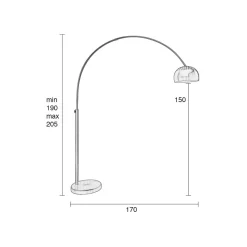 Zuiver Vloerlamp Bow